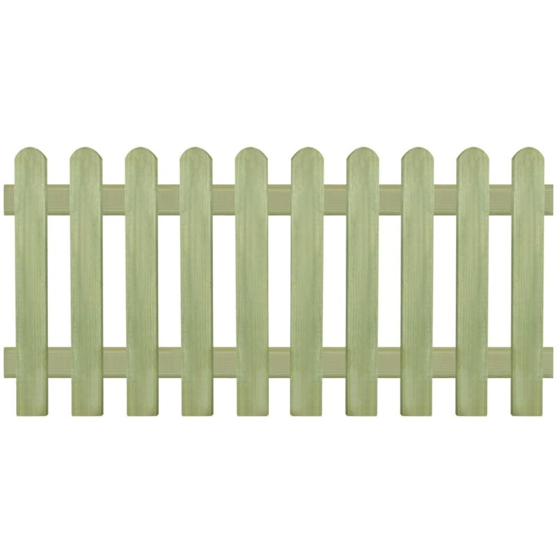 

Valla de madera de pino impregnada 170x80 cm 6/9 cm - Marrón