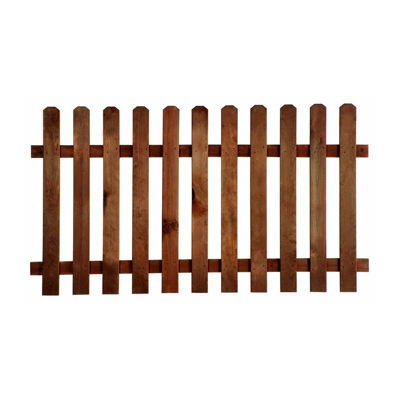 

Sin Marca - Valla de madera de pino marrón Mustang
