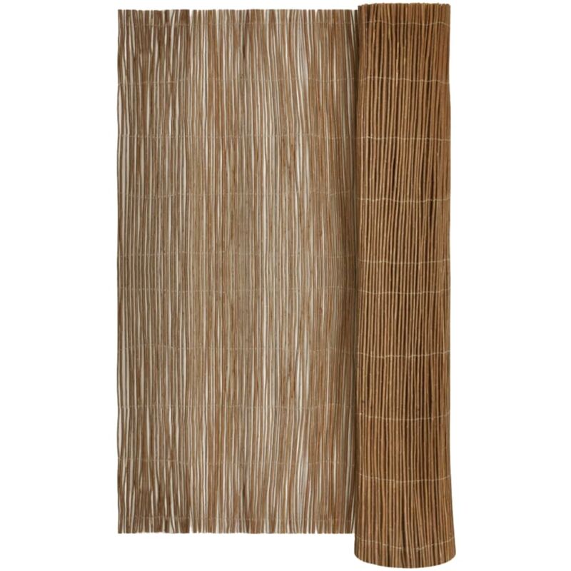 

vidaXL Valla Cañizo de Sauce 500x100 cm - Marrón
