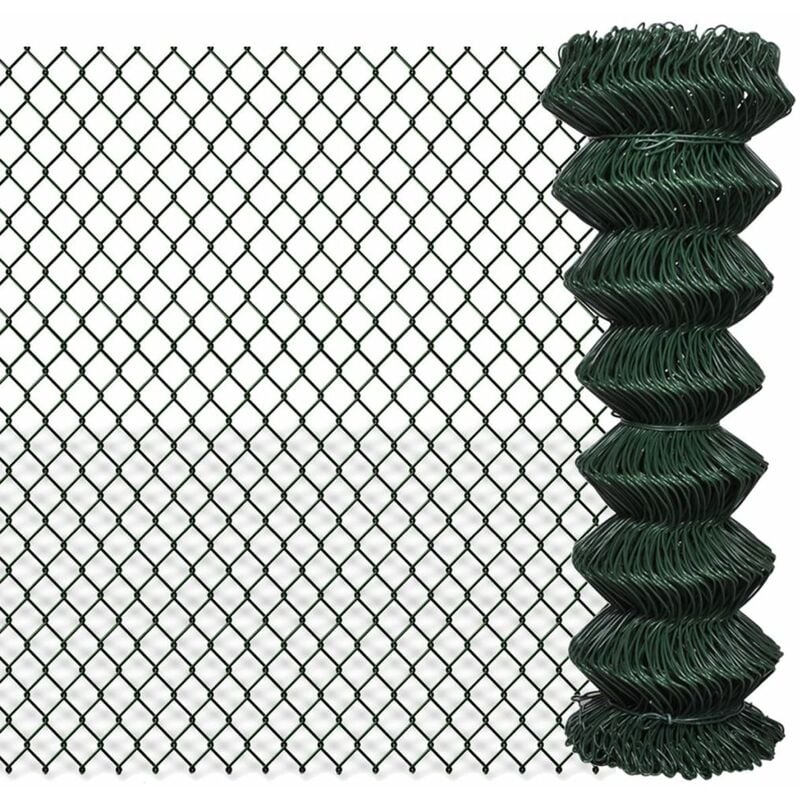 

Valla de tela metálica acero verde 1,25x25 m