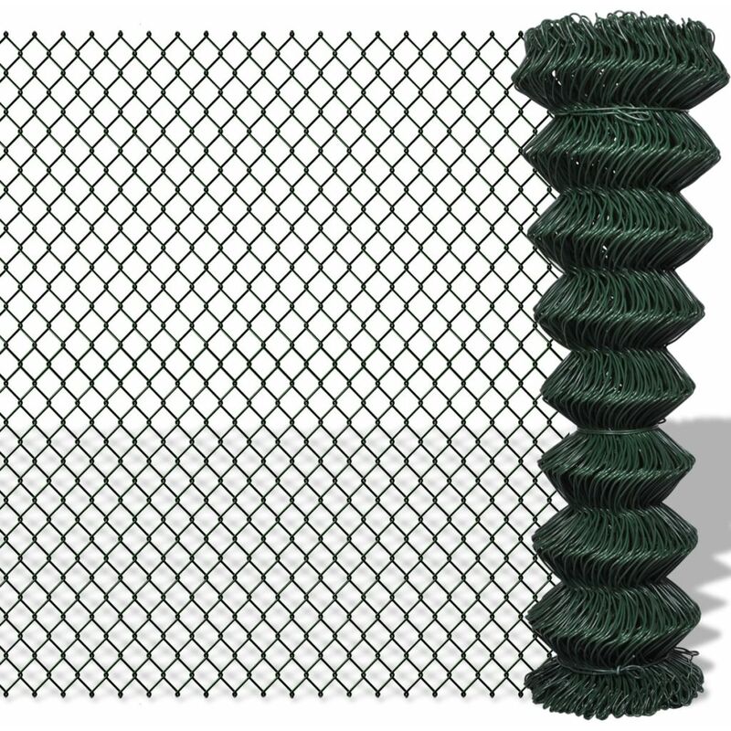 

Valla de tela metalica acero verde 1,5x15 m