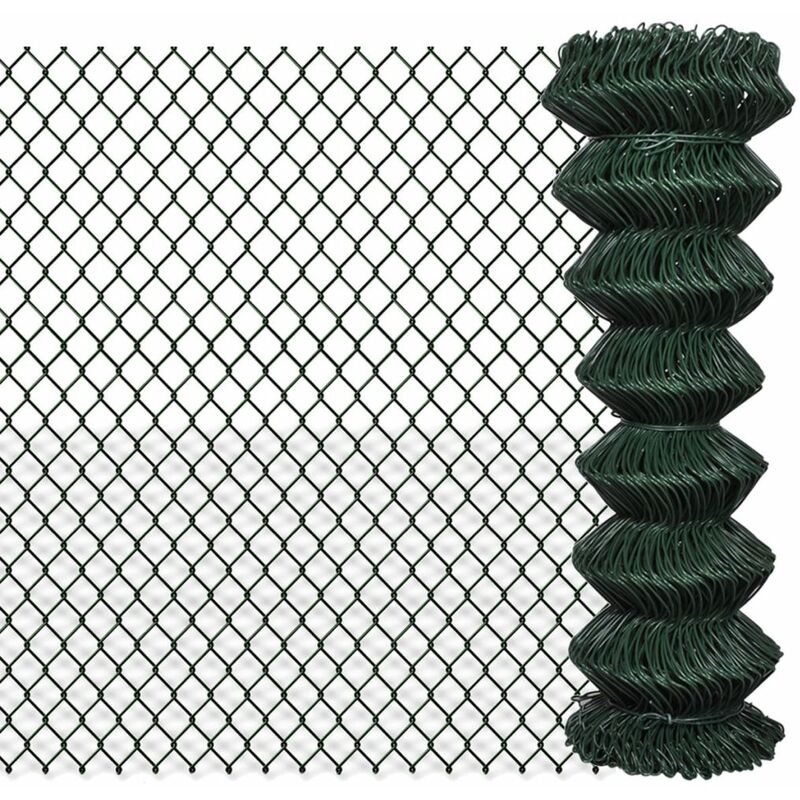 

Valla de tela metalica acero verde 1,25x25 m