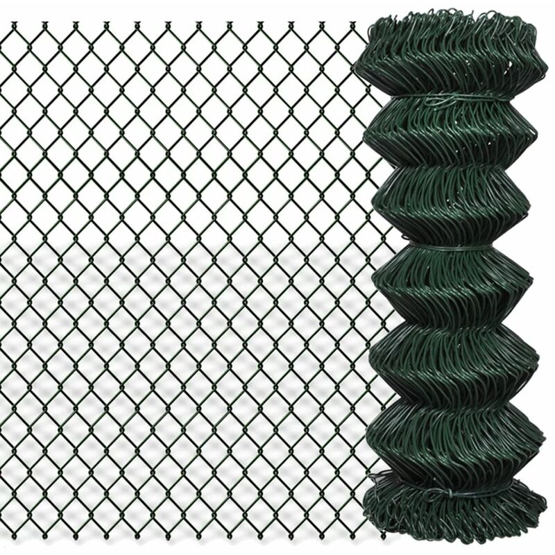 

Valla de tela metalica acero verde 1x15 m