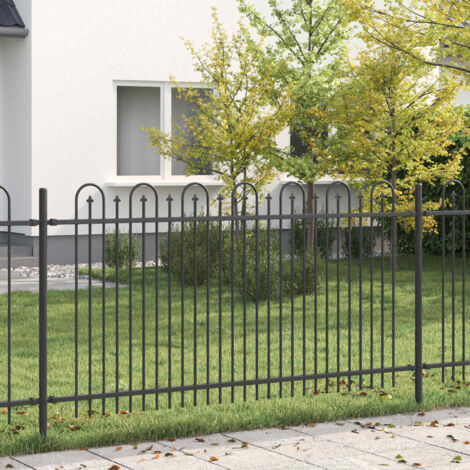 Valla en Arco de Púas DRONTEN Negro
