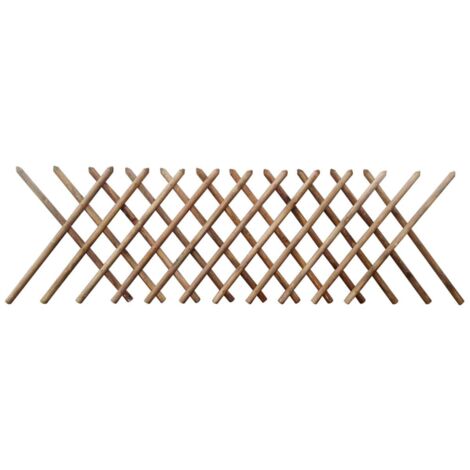 Valla enrejada extesible madera impregnada FSC 250x100 cm