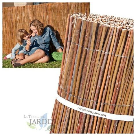 Cañizo Natural Partido Jardin 2 X 5 M Pack 3 Util para Ocultacion  Delimitacion O Sombrajes Ocultacion 95% SUINGA