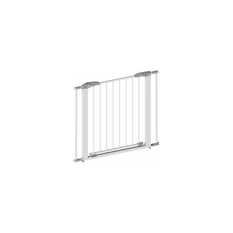 

Valla seguridad infantil fijacion presion yael 73--825 METALICA BLANCA Jewe