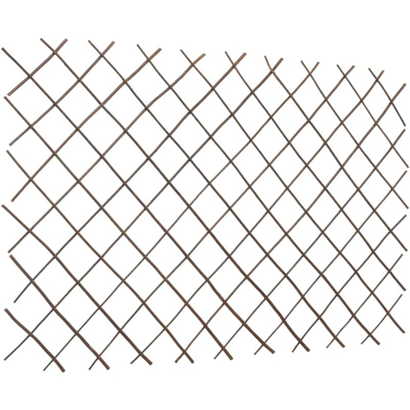 

vidaXL Vallas enrejadas de sauce 5 unidades 180x120 cm - Marrón