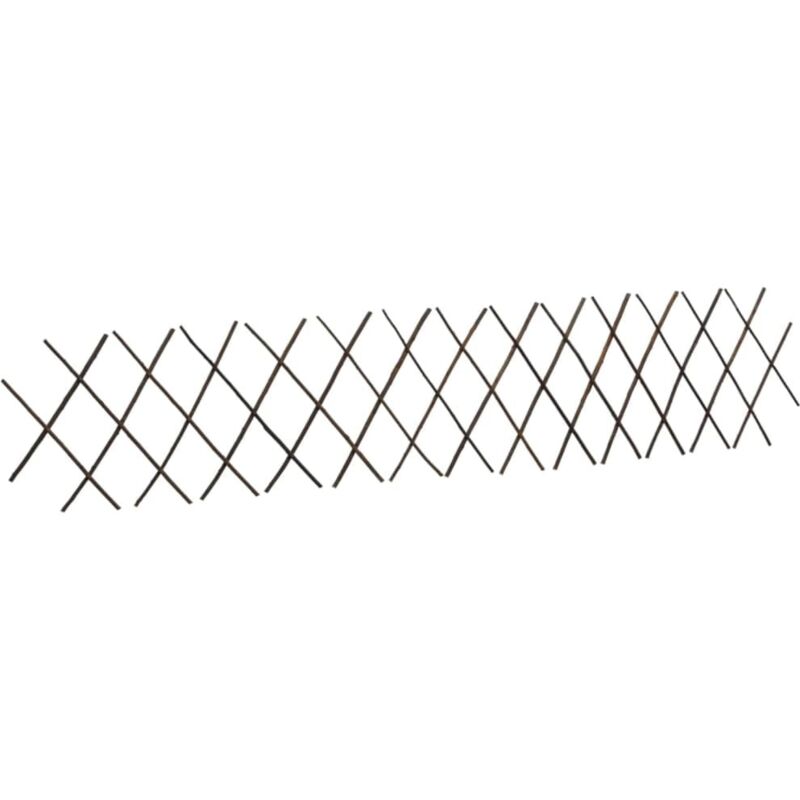 

vidaXL Vallas enrejadas de sauce 5 unidades 180x30 cm - Marrón