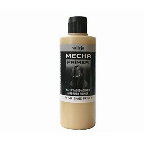 Vallejo Mecha Color - Primer in poliuretano, 200 ml, Beige (Sand Primer)
