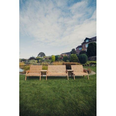 Valley Wooden Garden 7 Seat Set 1X3B 2 X 2B Straight Tray