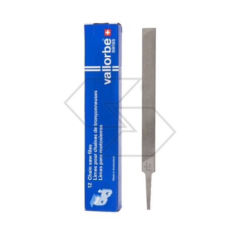 VALLORBE lima plana longitud 6" (150 mm) para motosierra y cadena de motosierra