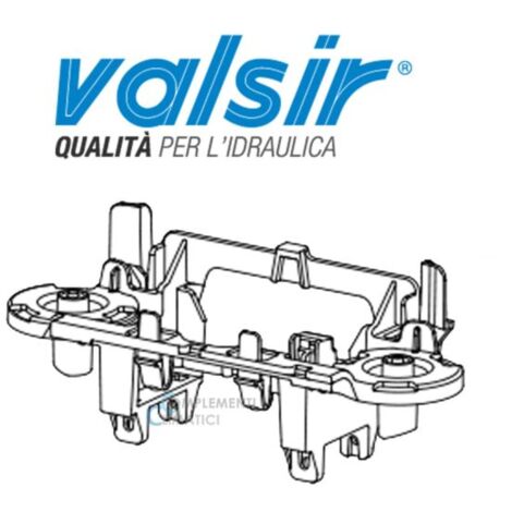 Valsir Blocco centrale Tropea3 Kit Trasformazione da Meccanico a Pneumatico  VS0866694