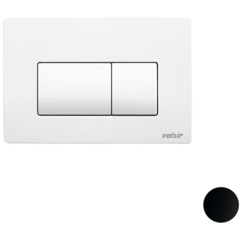 VALSIR Placca p1 cm2p abs 14,5 x 21,5 nero lucido codice prod: VS0871302
