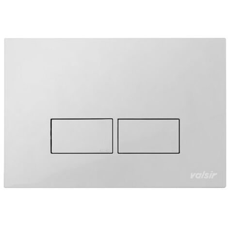 VALSIR Placca p3 cm2p abs 14,5 x 21,5 cromato satinato codice prod: VS0869237
