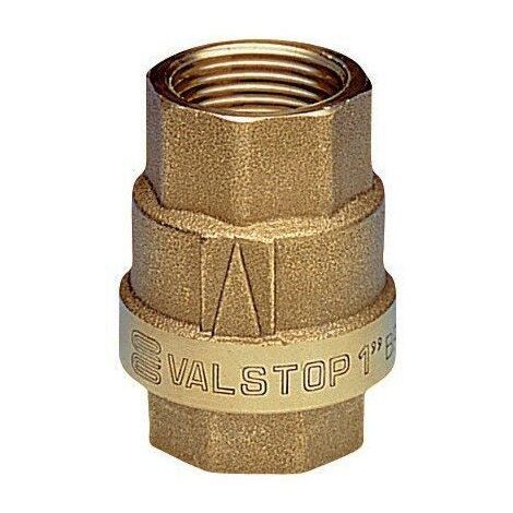 VALSTOP 3" Valvola di ritegno a due femmine passaggio totale, con guarnizione NBR, sabbiata H0151S11