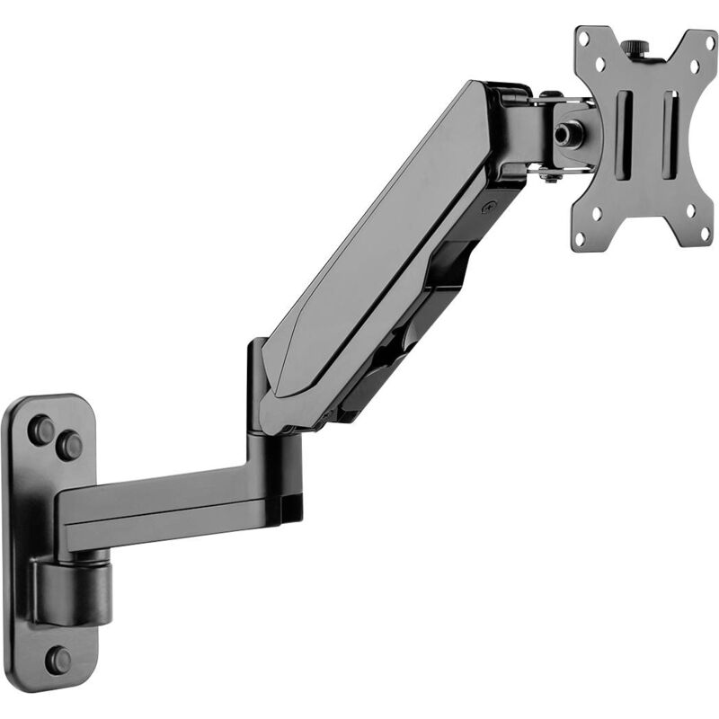 Value 17.99.1191 simple Support mural pour écran noir réglable en hauteur, rotatif Y158132