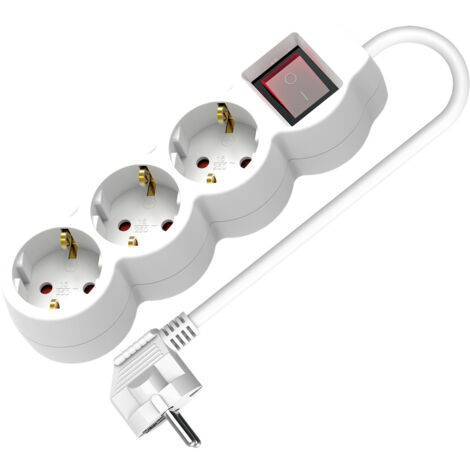 Value 19.99.0951 Steckdosenleiste  Weiß CEE-Stecker 1 St.