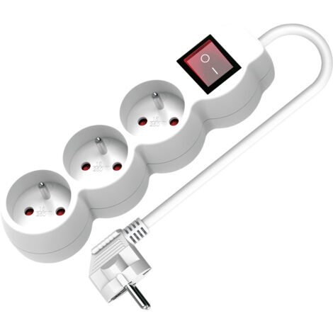 Value 19.99.0961 Steckdosenleiste  Weiß CEE-Stecker 1 St.