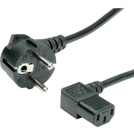 Value 19.99.1118 alimentation Câble de liaison noir 1.80 m Y194922