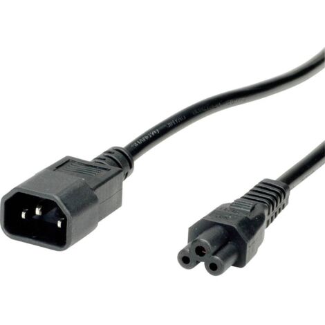 Value 19.99.1119 alimentation Câble de raccordement noir 1.80 m Y194742