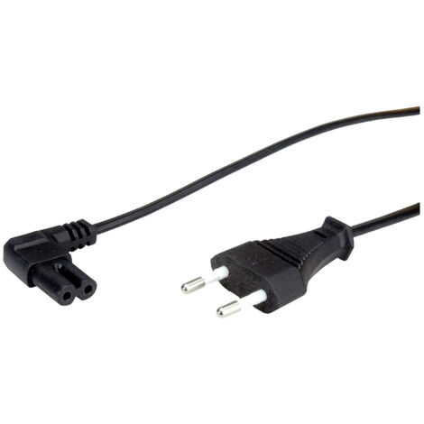 Value 19.99.2088 Strom Anschlusskabel  Schwarz 1.80 m