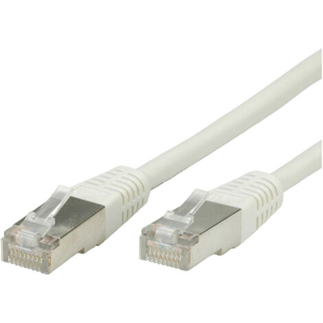 Value 21.99.0103 RJ45 Netzwerkkabel, Patchkabel CAT 5e F/UTP 3.00 m Grau  1 St.