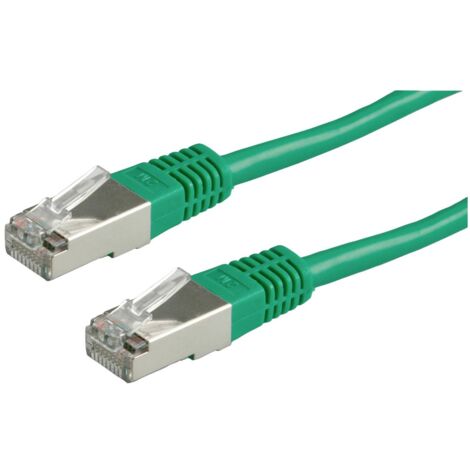 Value 21.99.1323 RJ45 Câble réseau, câble patch CAT 6 S/FTP 0.50 m vert 1 pc(s) S363912