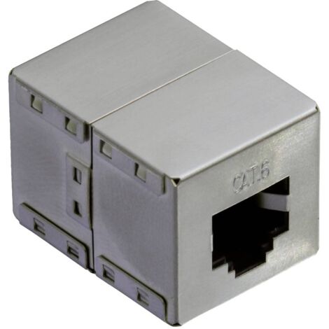 Value adaptateur RJ45 RJ45 Adaptateur CAT 6 argent S348472