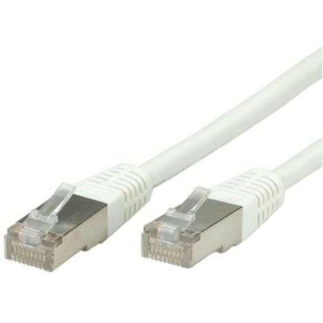 Value cat6 s/ftp cu câble ethernet blanc 1m