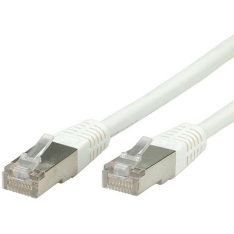 Value cavo ethernet cat6 s/ftp cu bianco 1m