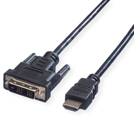 Value Monitor Cable, DVI (18+1) - HDMI, M/M 3 m