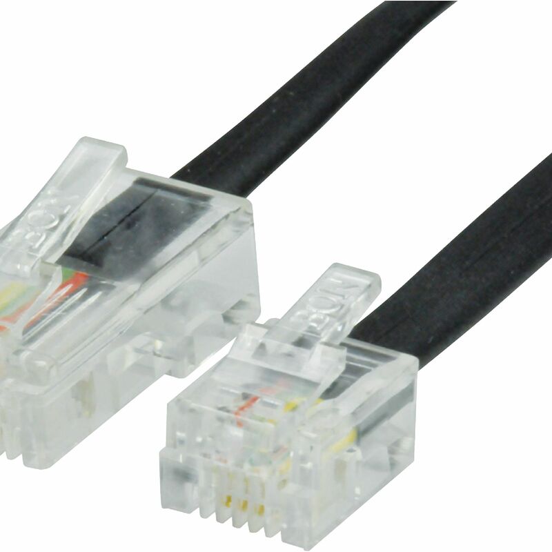 

Cable de Telecomunicaciones RJ12 (6P6C) Macho - RJ45 (8P6C) Macho de 3,00 m en Negro NE550651054 - Valueline