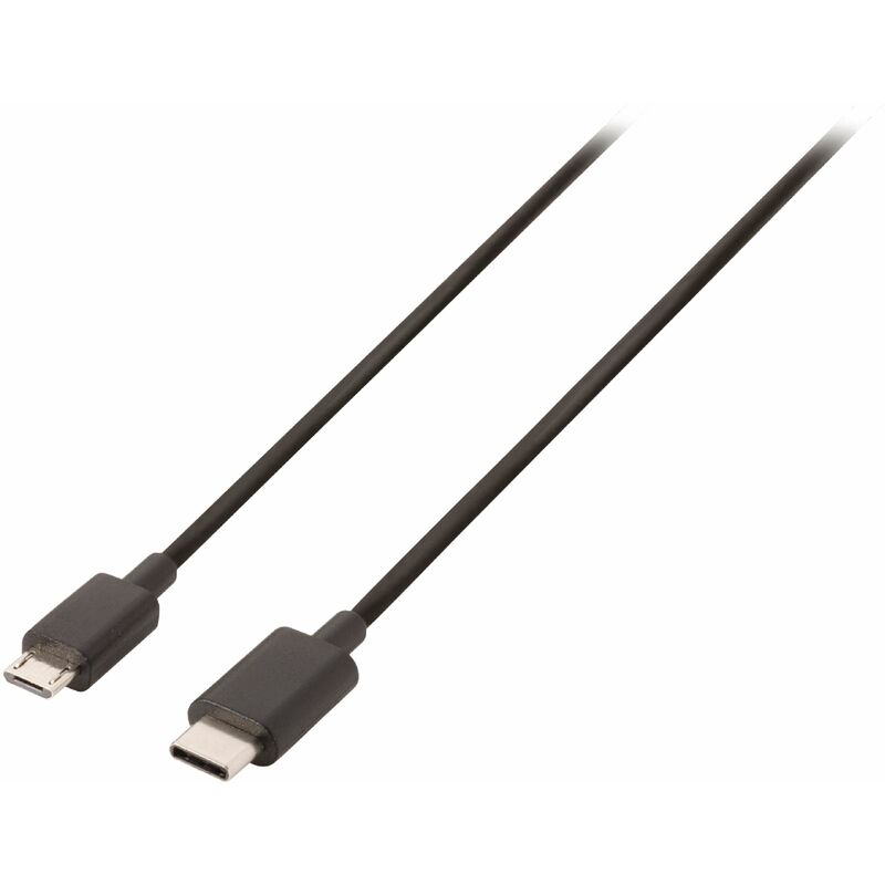 

Cable USB 2.0 C Macho - Micro B Macho de 1,00 m en Color Negro NE550610242 - Valueline