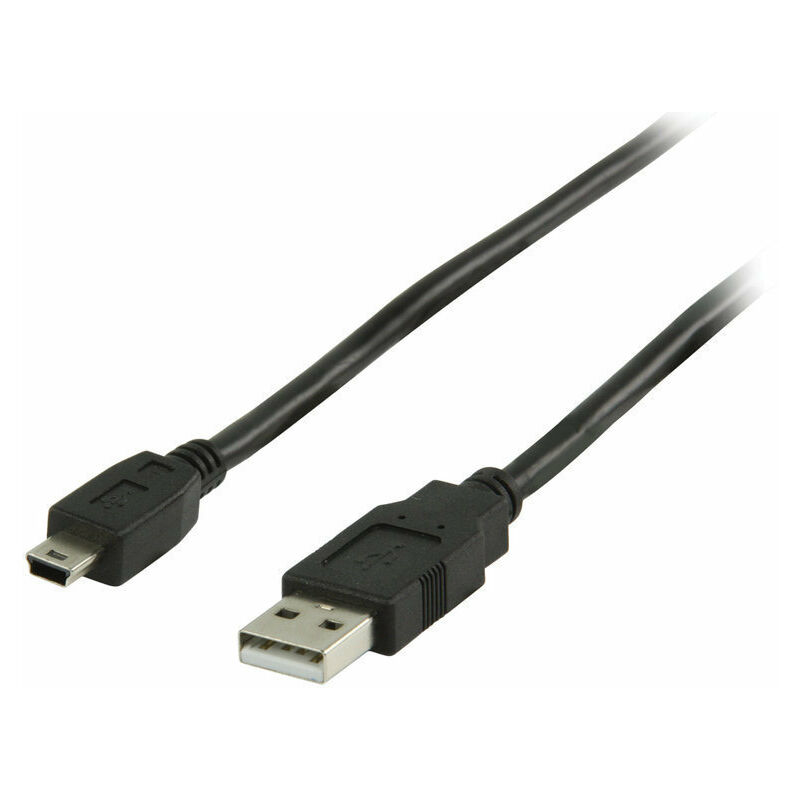 

Cable USB 2.0, USB A Macho - Mini-USB 5-Pines Macho, de 1 m NE56024509 - Valueline