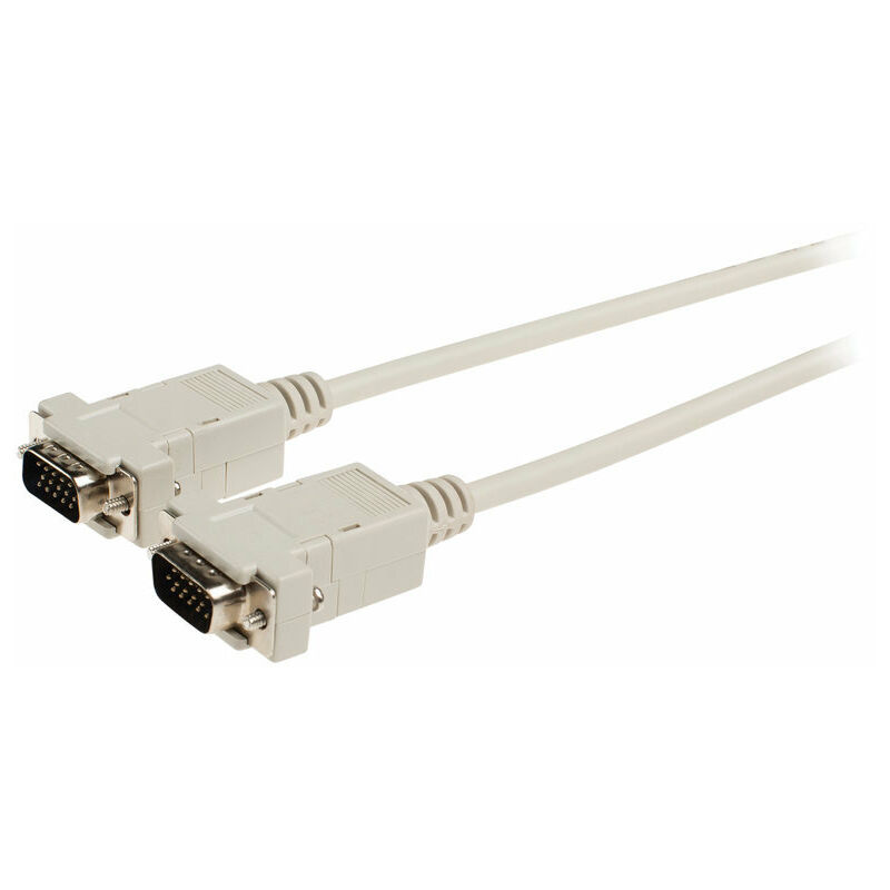 

Cable VGA, VGA macho - VGA macho 2 m marfil - Valueline