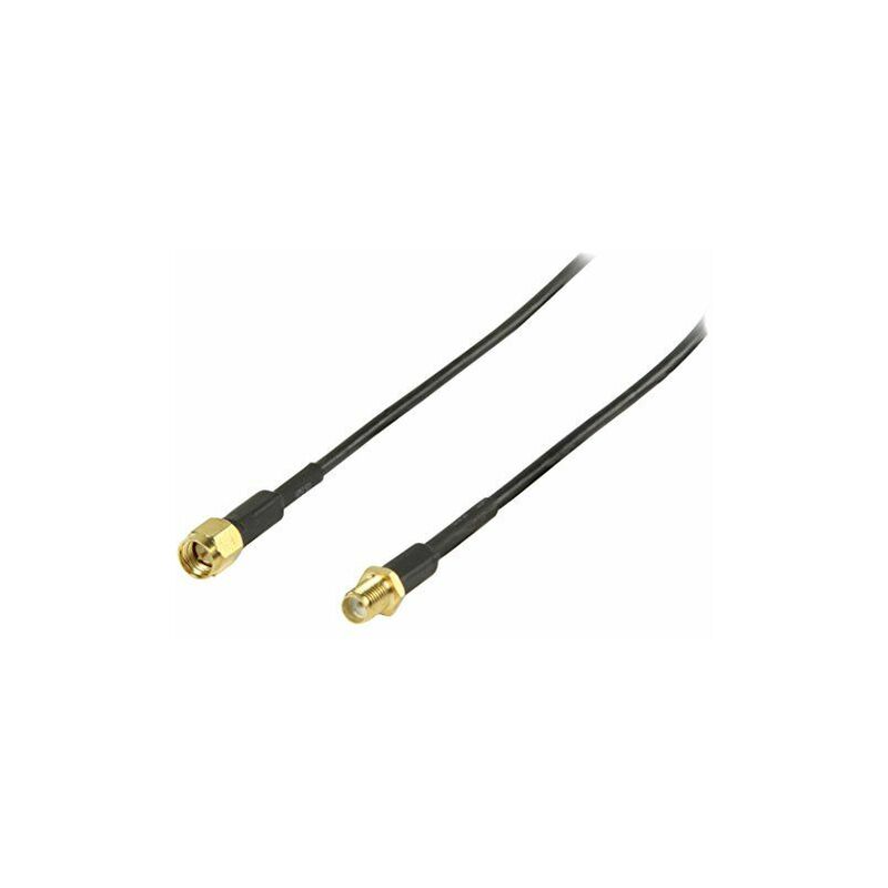 VGSP02010B30 3m sma sma Black coaxial cable - Valueline