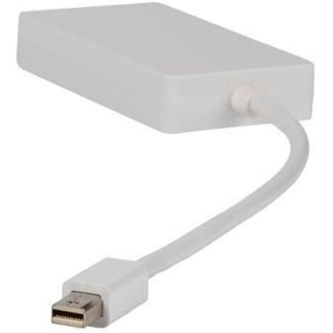 Valueline VLMP37465W0.20 Adapter de cable de video 0.2 m Mini DisplayPort VGA + HDMI + DVI White