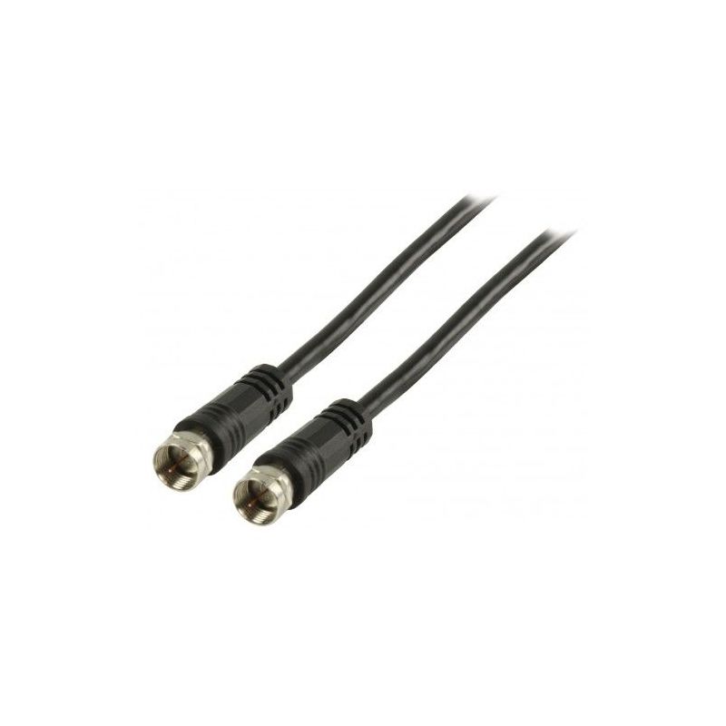 

Cable de antena F macho - F macho 1.5 M Negro