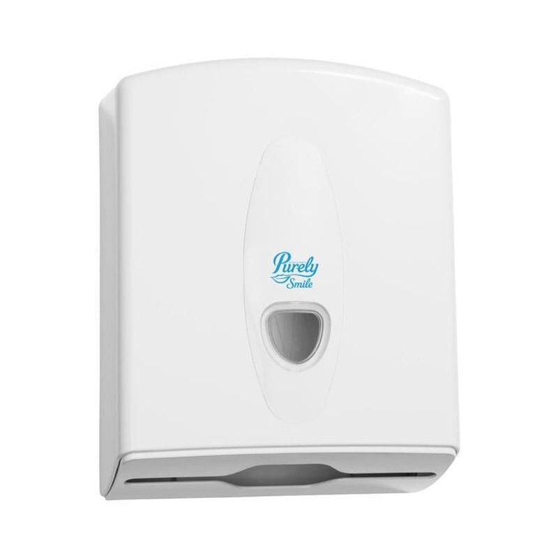 Purely Smile Hand Towel Dispenser White PS1700 - White - Valuex
