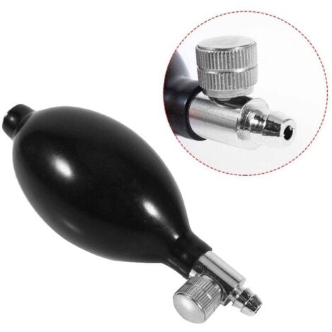 Valve Bulbe de Pression, Valve de Libration de Bulbe de Pression de Remplacement Pression Manuelle, Grande Pompe pour Gonflage Manuel avec Brassard