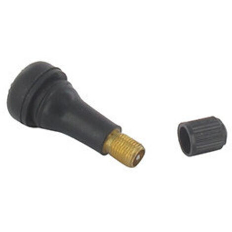 Valve complète pour pneumatique tubeless, modèle long (type TR413) - Longueur totale: 44,5mm