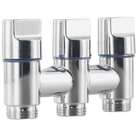 Valve D'Angle à 3 Voies Améliorez la Fonctionnalité de Votre Maison ou Vos Espaces Commerciaux avec Vanne Dérivation Trois Voies,A