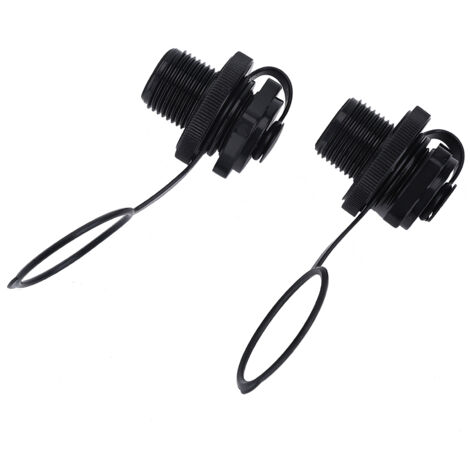 Valve de bateau gonflable, Valve d'air à vis de rechange 2 pcs Gonflable Air Valve Remplacement Vis Valve D'air pour Gonflable En Caoutchouc Canot Radeau Piscine Bateau Bateaux Valve de bateau