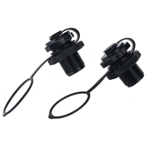 Valve de bateau gonflable, Valve d'air à vis de rechange 2 pcs Gonflable Air Valve Remplacement Vis Valve D'air pour Gonflable En Caoutchouc Canot Radeau Piscine Bateau Bateaux Valve de bateau,A