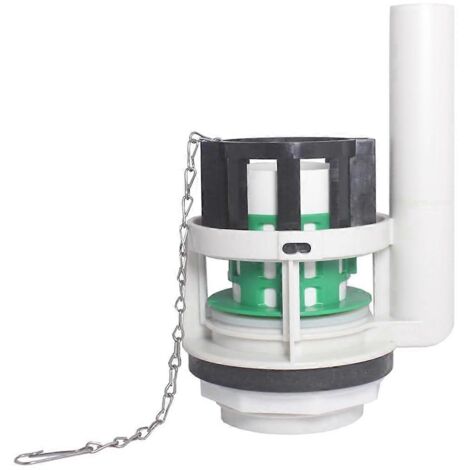 Valve de chasse d'eau pour toilettes, kit de remplacement de valve de chasse d'eau en deux parties pour toilettes--
