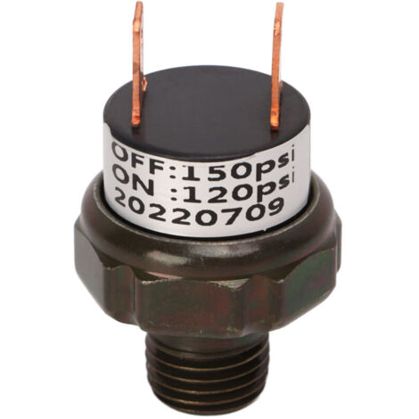 Valve de commande de pression de compresseur d'air, pièce de rechange de voiture en acier inoxydable pour klaxons de Train 120-150PSI