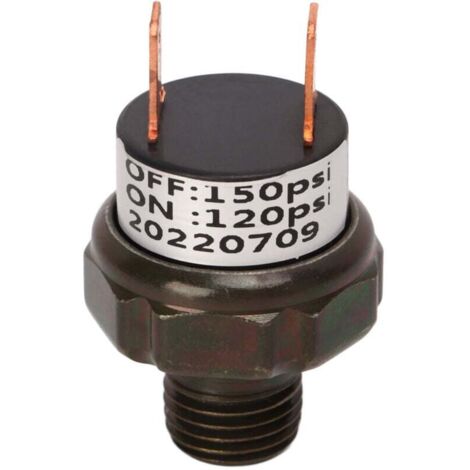 Valve de commande de pression de compresseur d'air, pièce de rechange de voiture en acier inoxydable pour klaxons de Train 120-150PSI