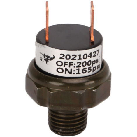 Valve de commande de pression de compresseur d'air, pièce de rechange de voiture en acier inoxydable pour klaxons de Train 165-200PSI
