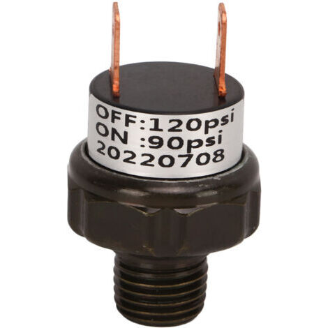 Valve de commande de pression de compresseur d'air, pièce de rechange de voiture en acier inoxydable pour klaxons de Train 90-120PSI